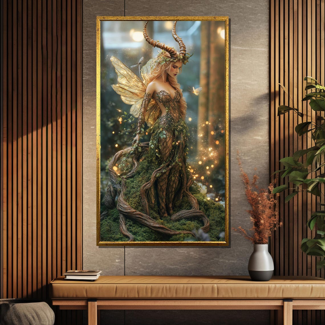 Enchanted Forest Nymph Captivating Mystical Artwork For Nature Lovers - Image 5