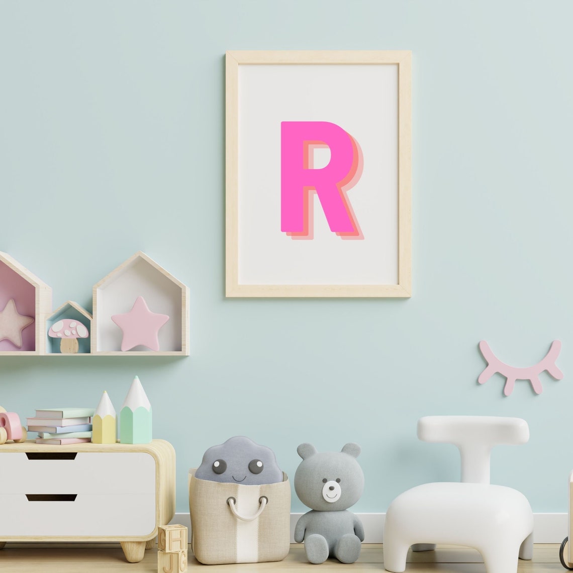 Letter R - Retro 3D Monogram - Image 4