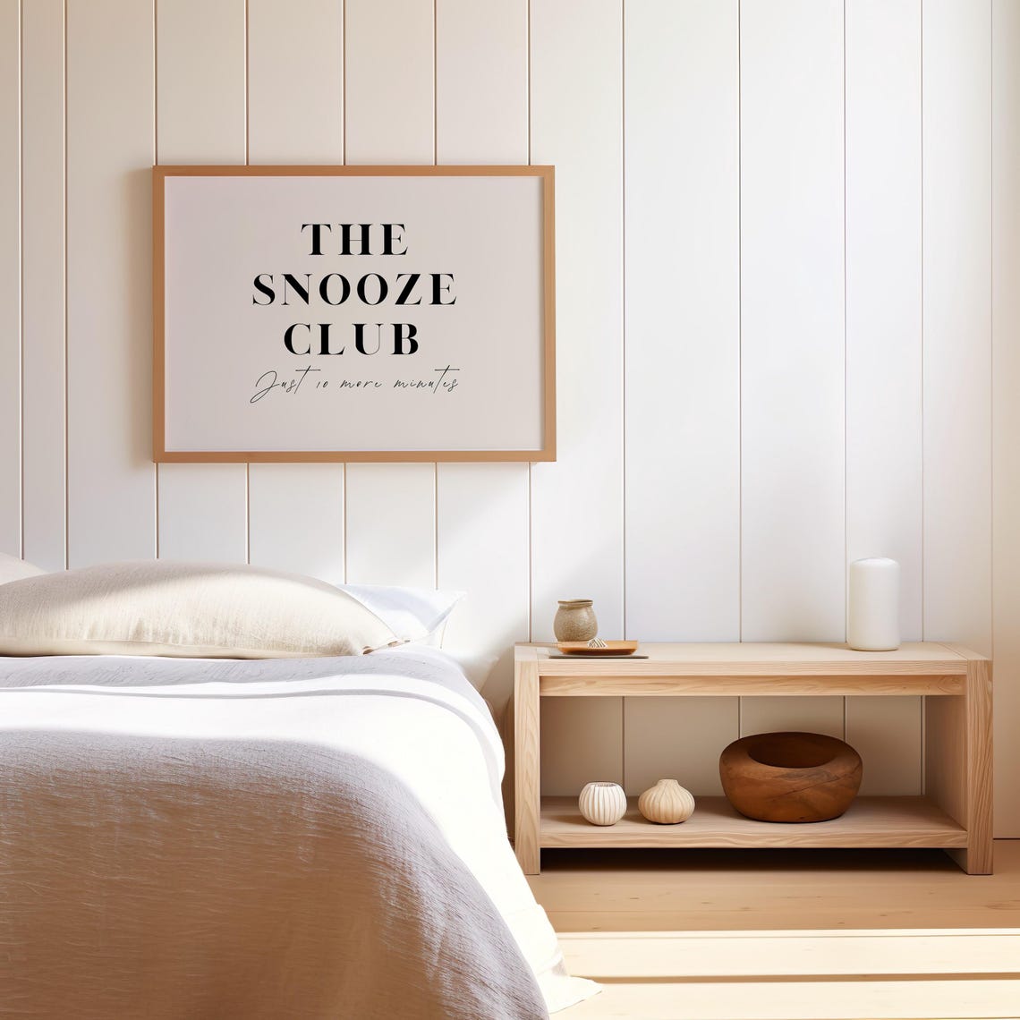 The Snooze Club, Bedroom Poster Print - Image 3