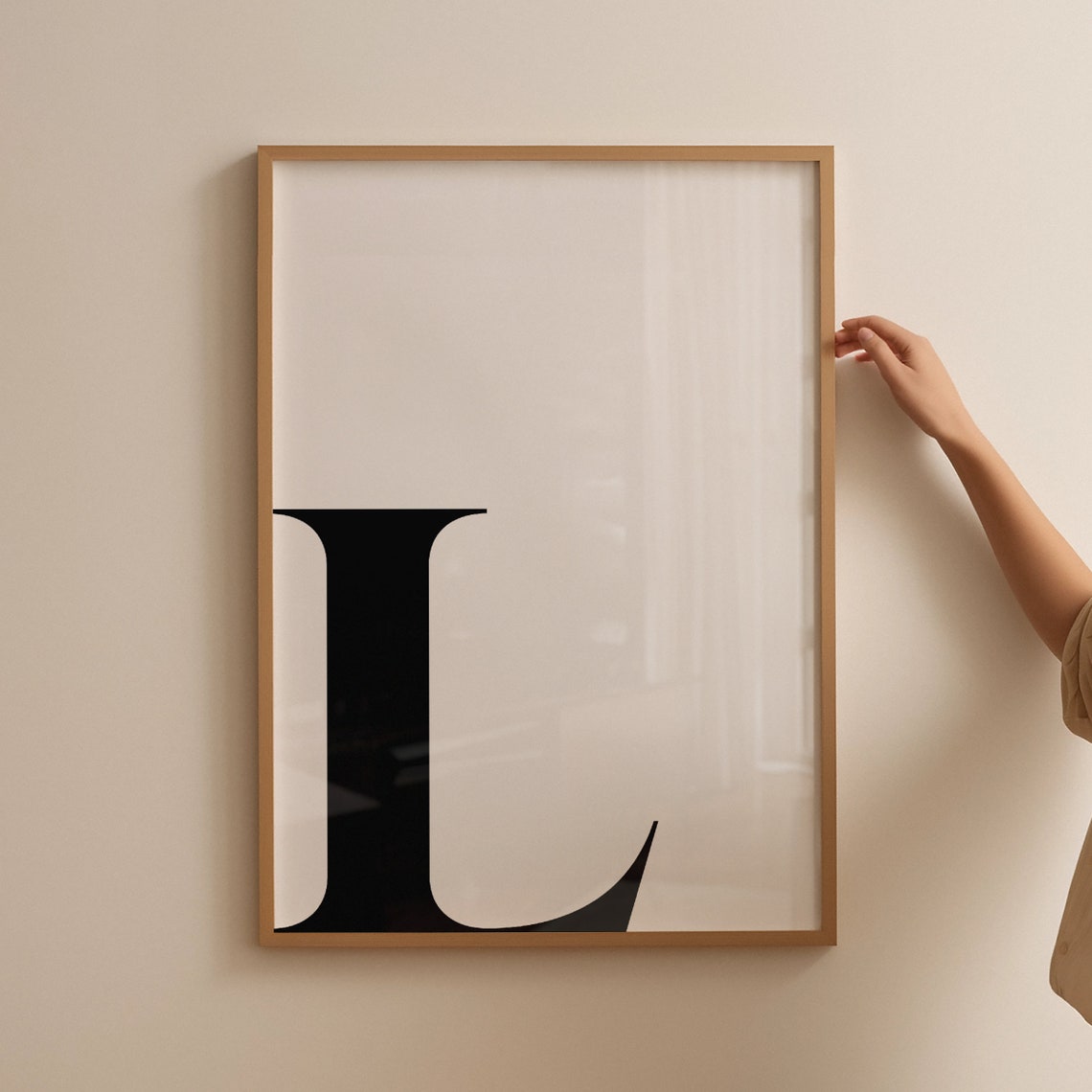 Letter L Minimalist Letter Art, Art Print - Image 4