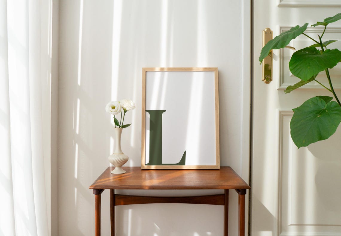 Letter L Poster, Preppy Room Decor - Image 3