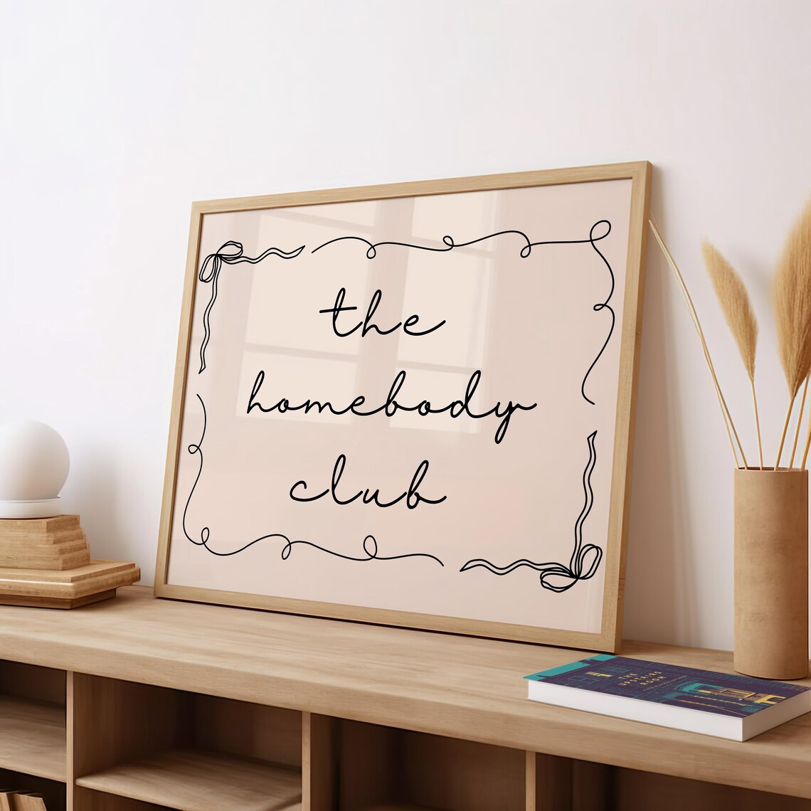 The Homebody Club, Trendy Poster Print - Image 2