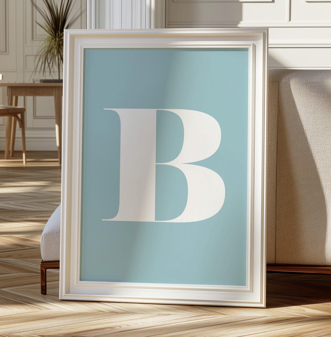 Letter B Monogram, Minimalist Poster - Image 4
