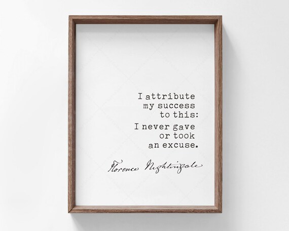 Florence Nightingale Quote, Motivational Success