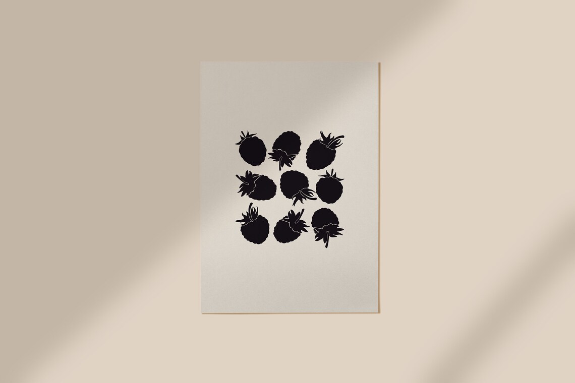 Blackberries Botanical Art Print, Kitchen Wall Art - Image 2