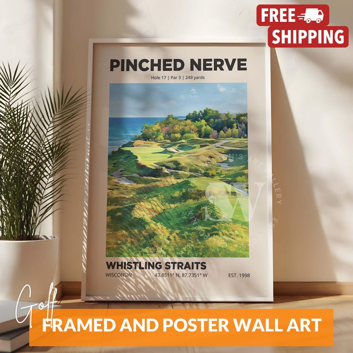 Pinched Nerve - Contemporary Travel Poster - Image 2