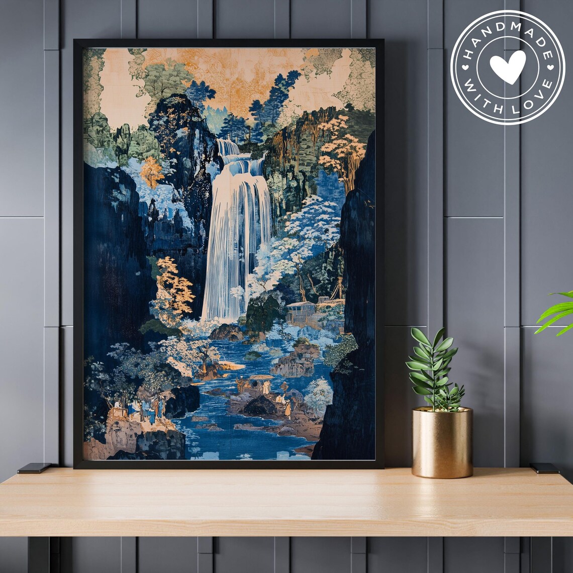 Hokusai Ukiyo - Vintage Landscape Art