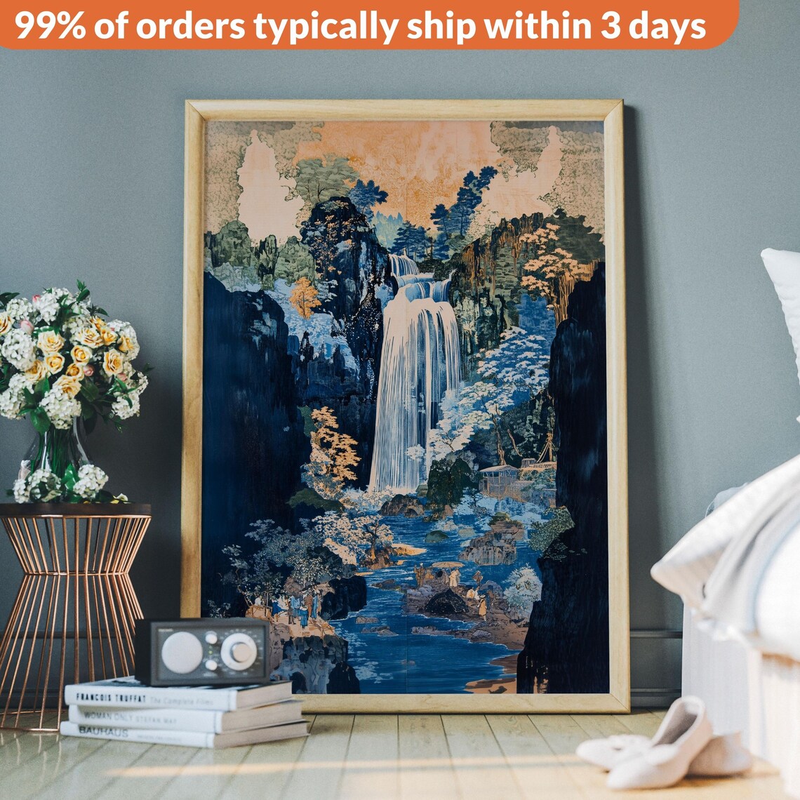 Hokusai Ukiyo - Vintage Landscape Art - Image 2