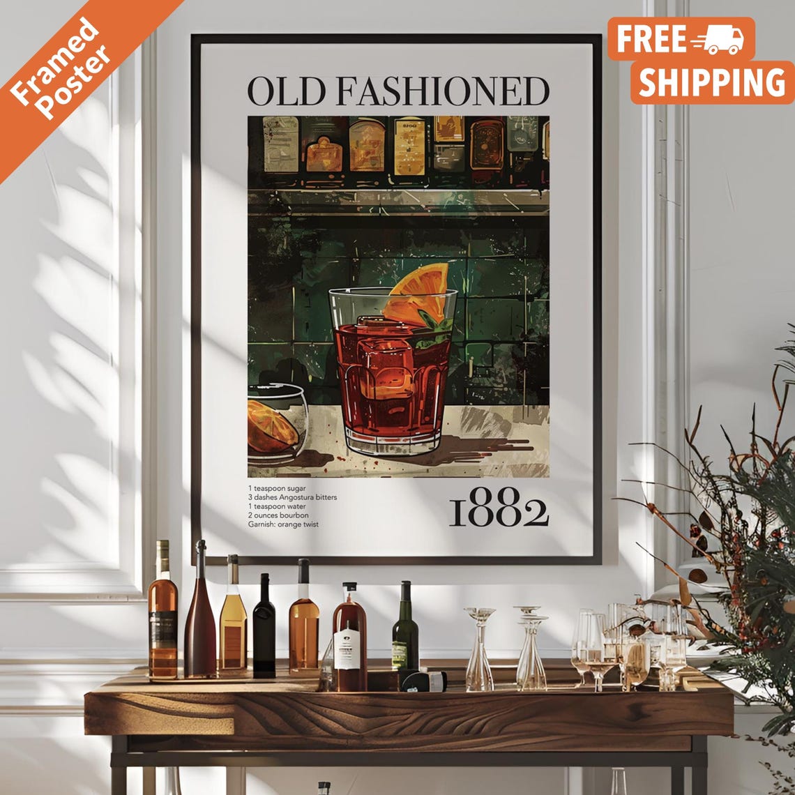 Classic Cocktail - Classic Travel Poster