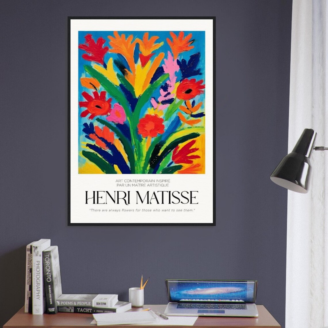 Matisse Tulips, Artist Inspired Exhibition Poster - Image 2