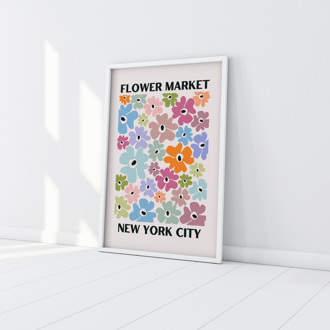 Flower Market NYC Poster Print, Floral Wall Art - Image 5