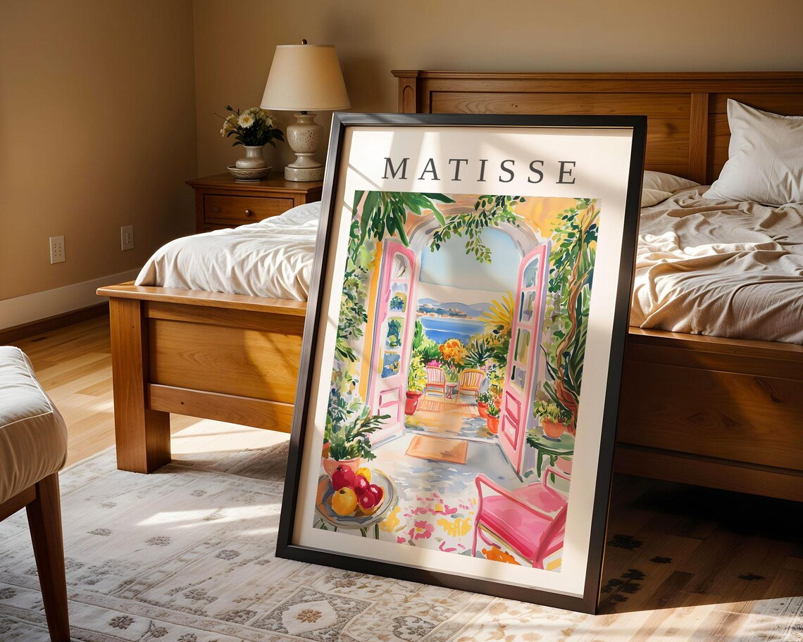 Henri Matisse Joyful Abstract Room With Sea View - Image 4
