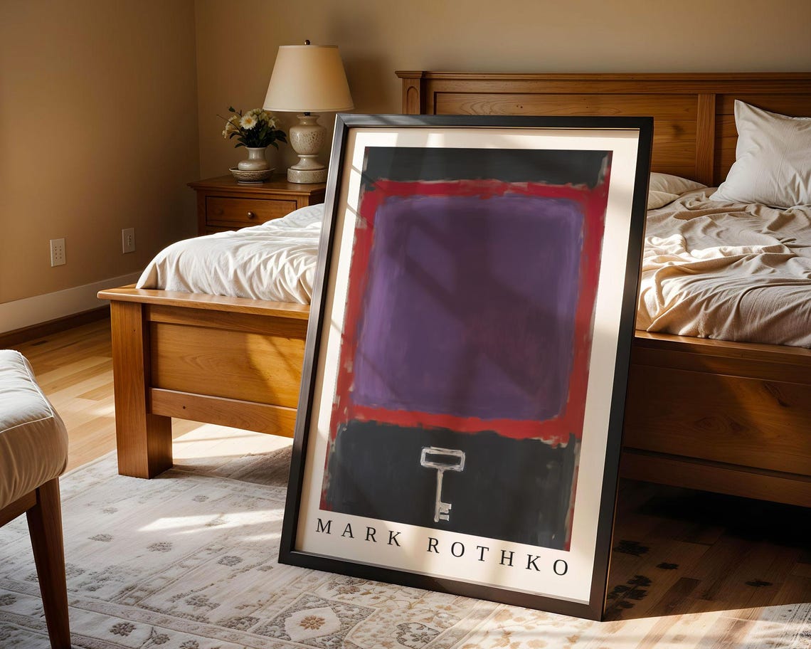 Mark Rothko Poster Abstract Expressionism Color Field Print Mark Rothko Print Modern Abstract Museum Poster Modern Wall Decor - Image 4