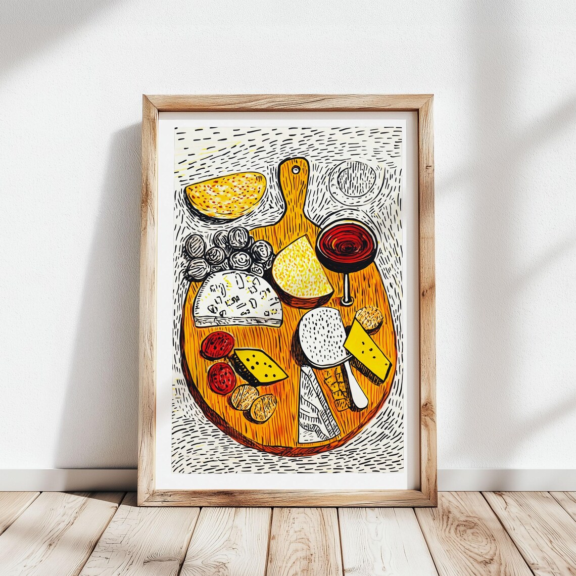 Contemporary Kitchen Wall Art, Retro Diner Poster