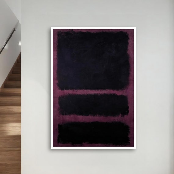 Mark Rothko Colorful Abstract Art Minimalist Painting Modern Wall Decor Contemporary Home Art Unique Gift Homeart