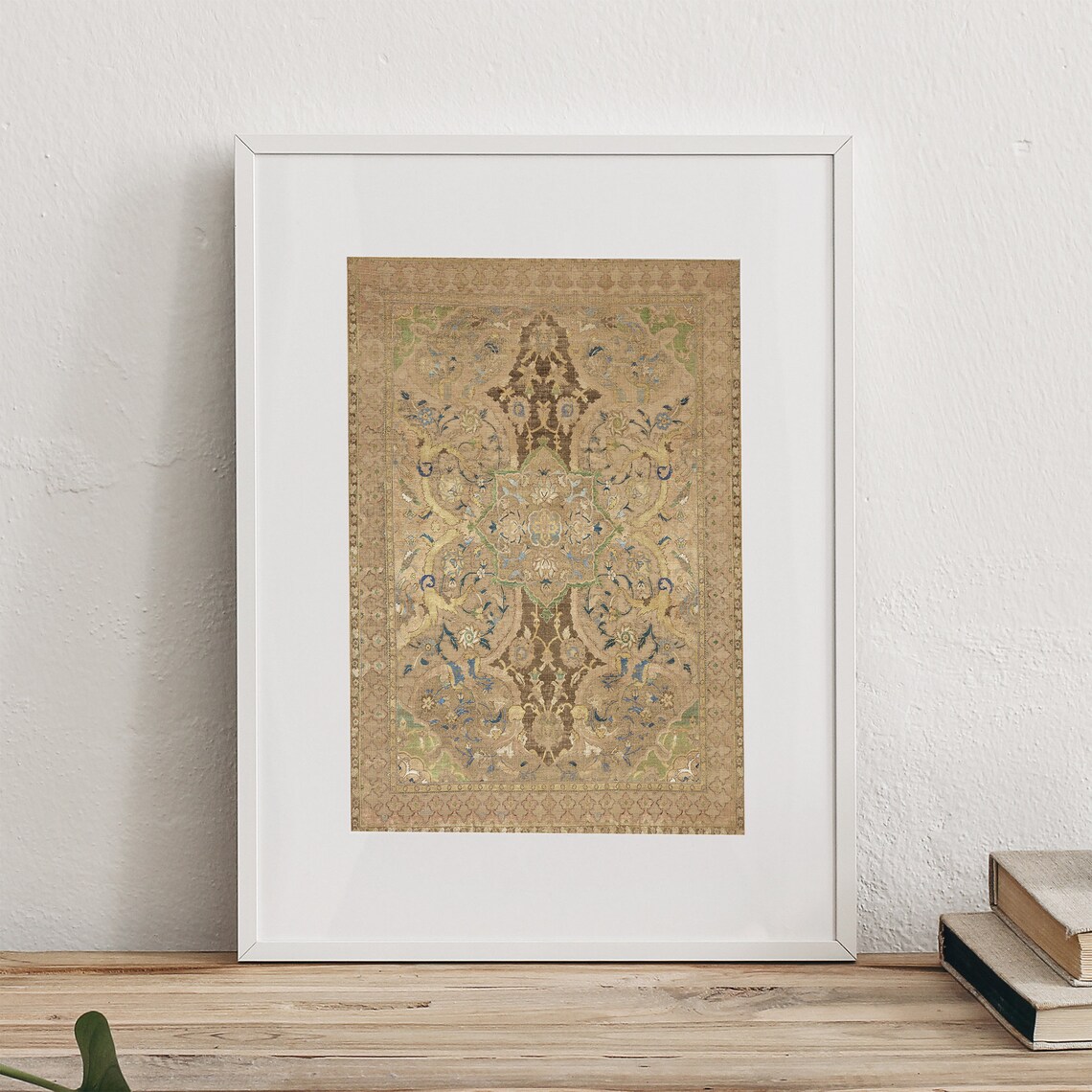 Vintage Textile Tapestry Print, Farmhouse Decor - Image 3