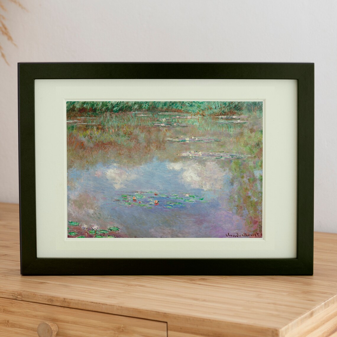 Monet Water Lilies Vintage Floral Art Print - Image 2