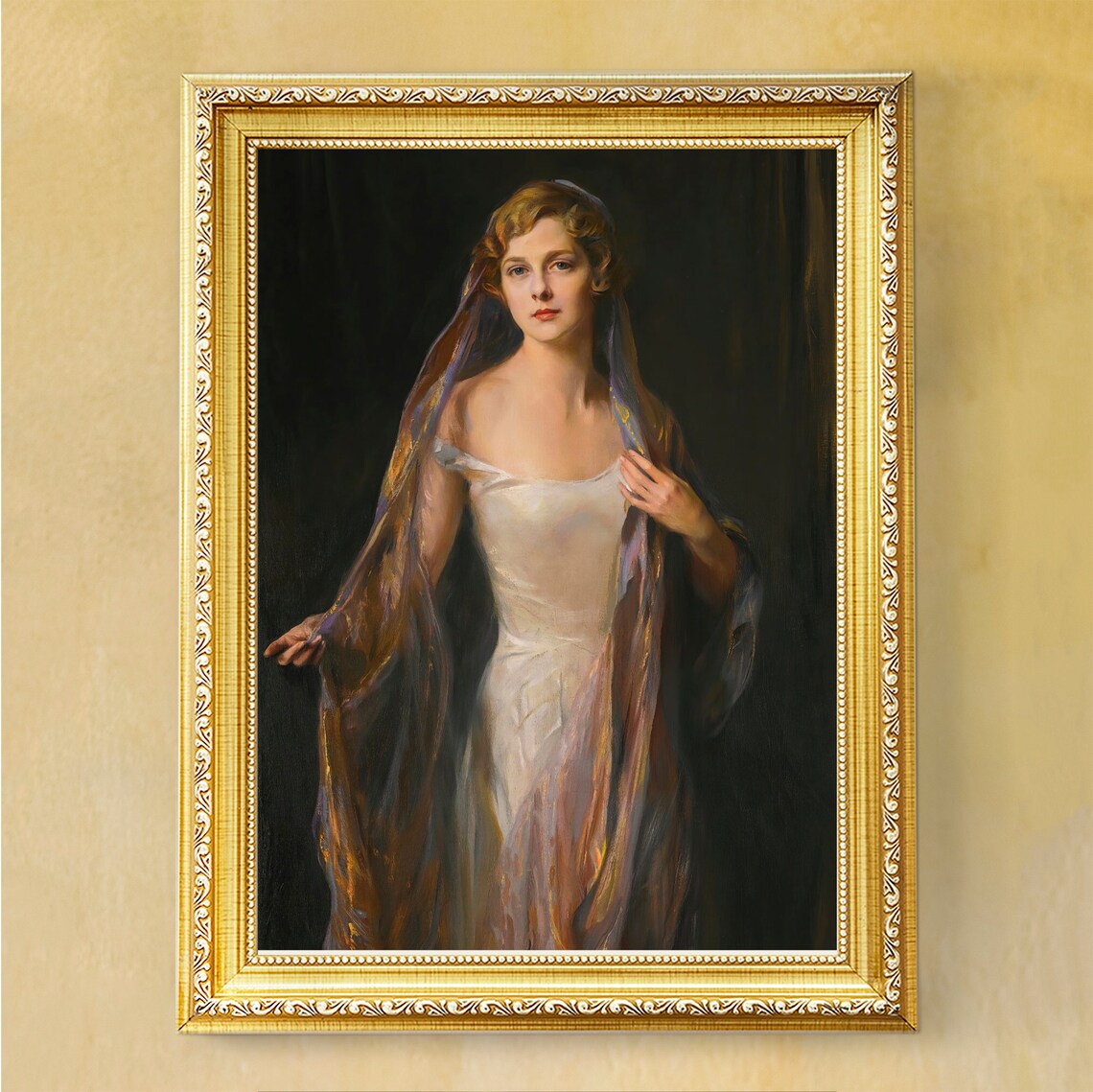 Victorian Woman Portrait Art Print, Antique Style - Image 2