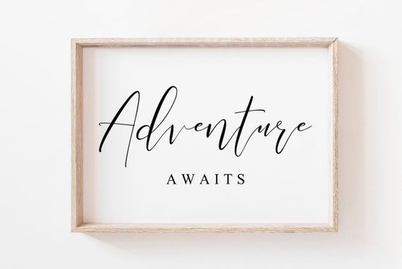Adventure Awaits Adventure Nursery Decor Art Print