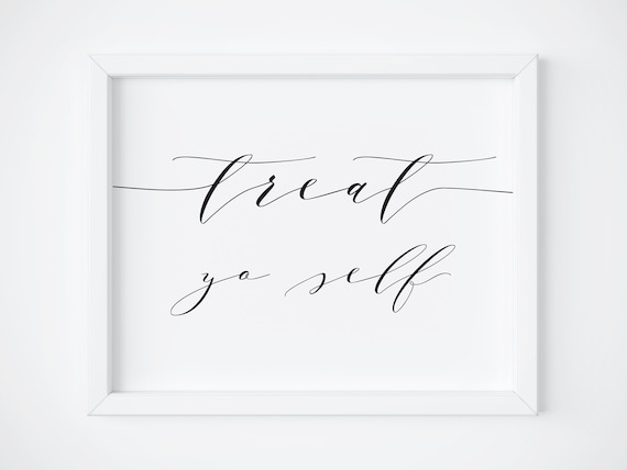 Treat Yo Self Wedding Sign, Valentine Party Decor