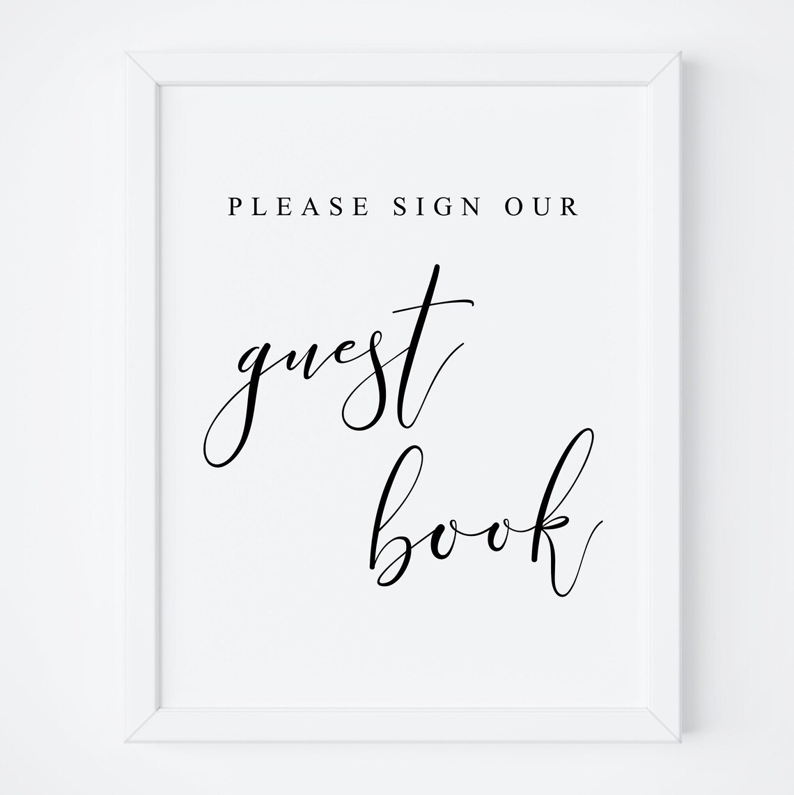 Wedding Guest Book Sign, Guestbook Guest Sign