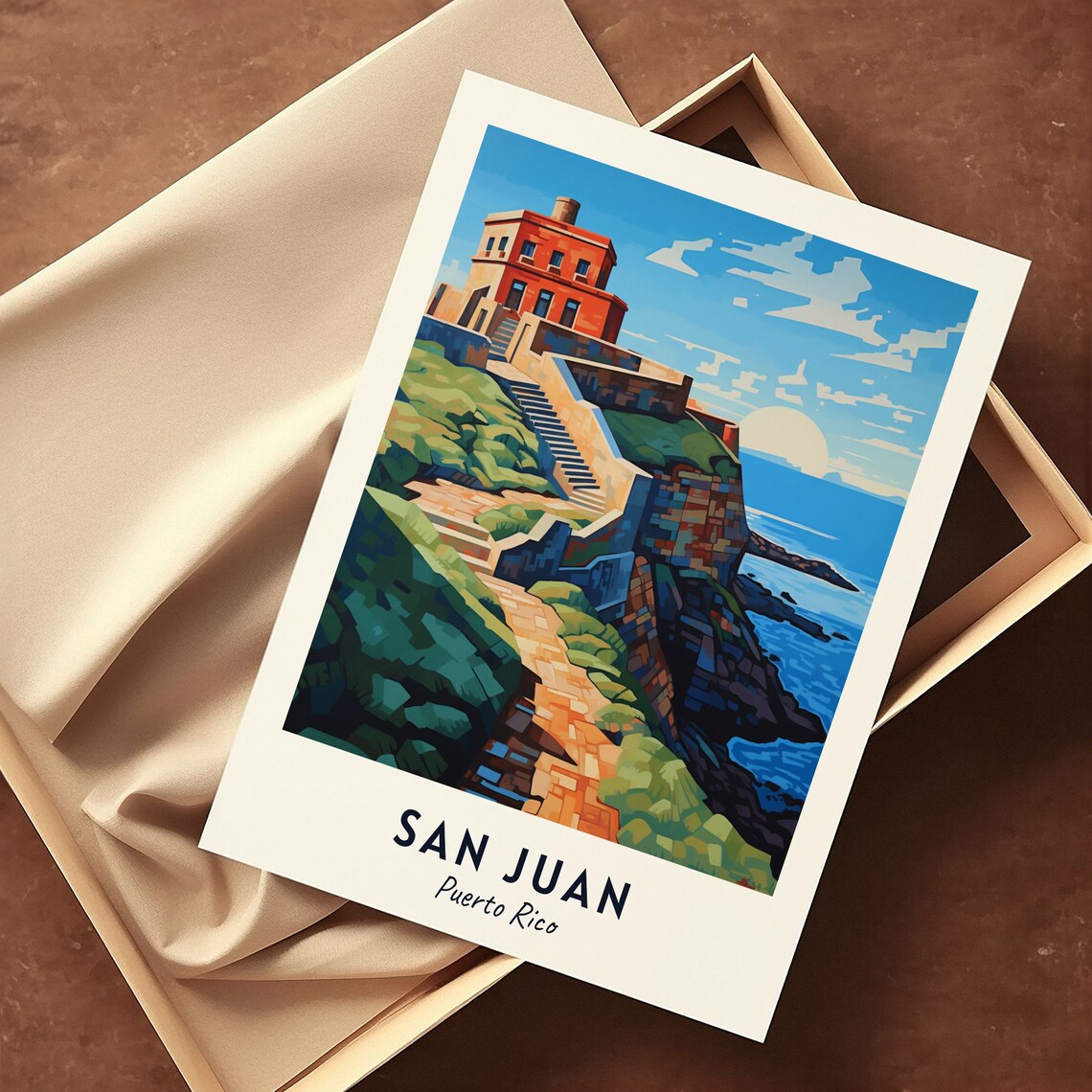 Castillo San Felipe Del Morro Travel Poster, San Juan - Image 3