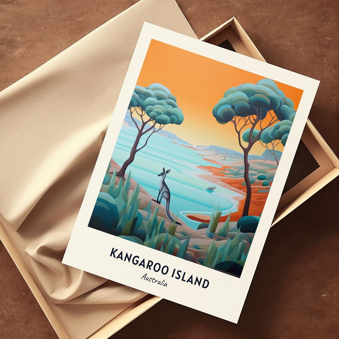 Kangaroo Island Travel Poster, Australia Wall Art - Image 3