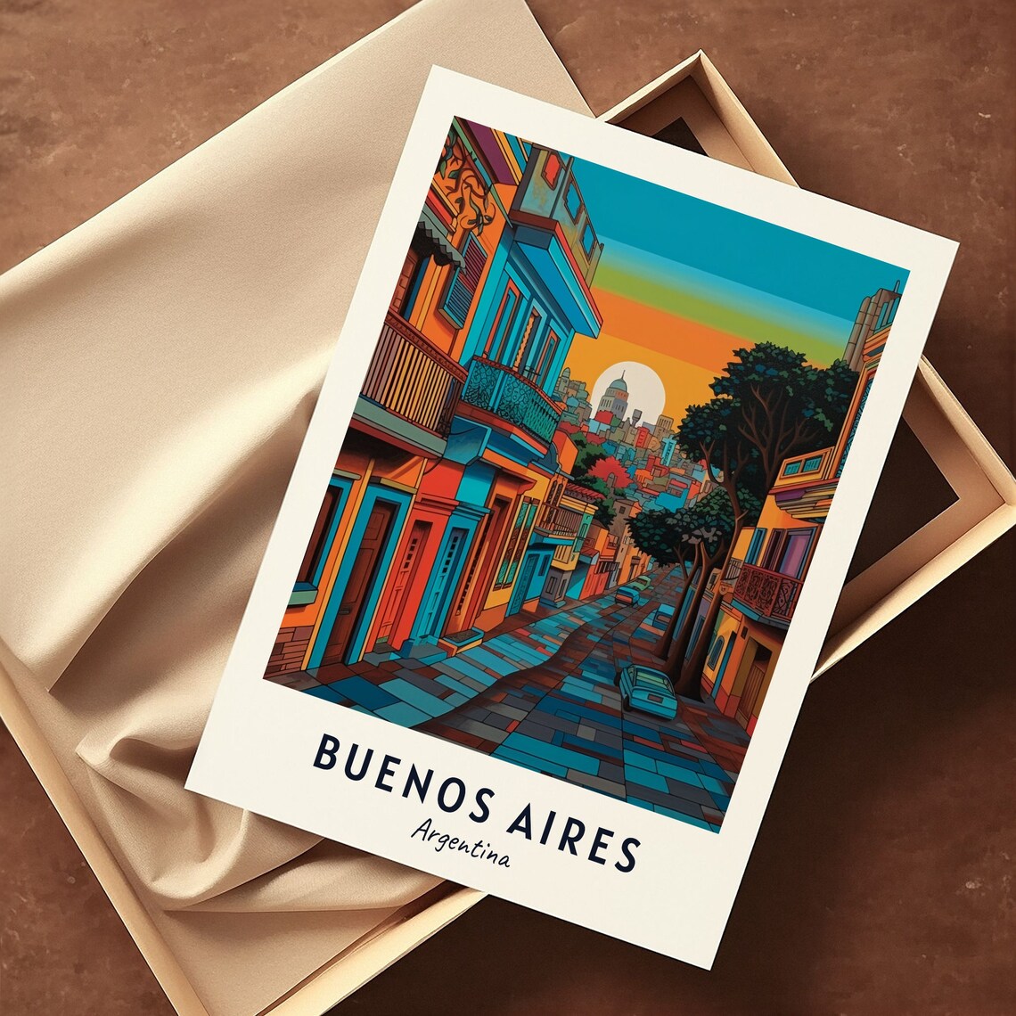 Buenos Aires Argentina Travel Poster, City Print - Image 3