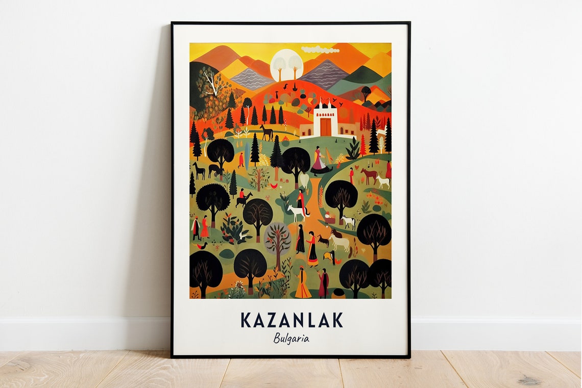 Thracian Tomb Of Kazanlak Unesco World Heritage Site Travel Print Wall Art Kazanlak Bulgaria City Print Travel Gift