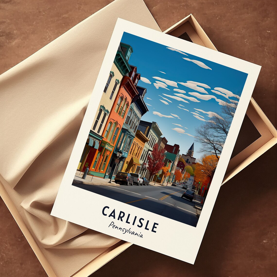 Carlisle Pennsylvania Travel Poster, City Gift - Image 3