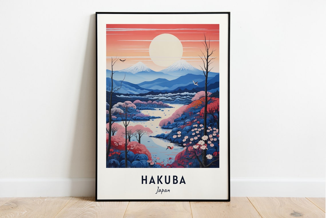Hakuba Japan Travel Print Wall Art Hakuba Japan City Print Hakuba Japan Travel Gift Hakuba Japan Poster Wall Art