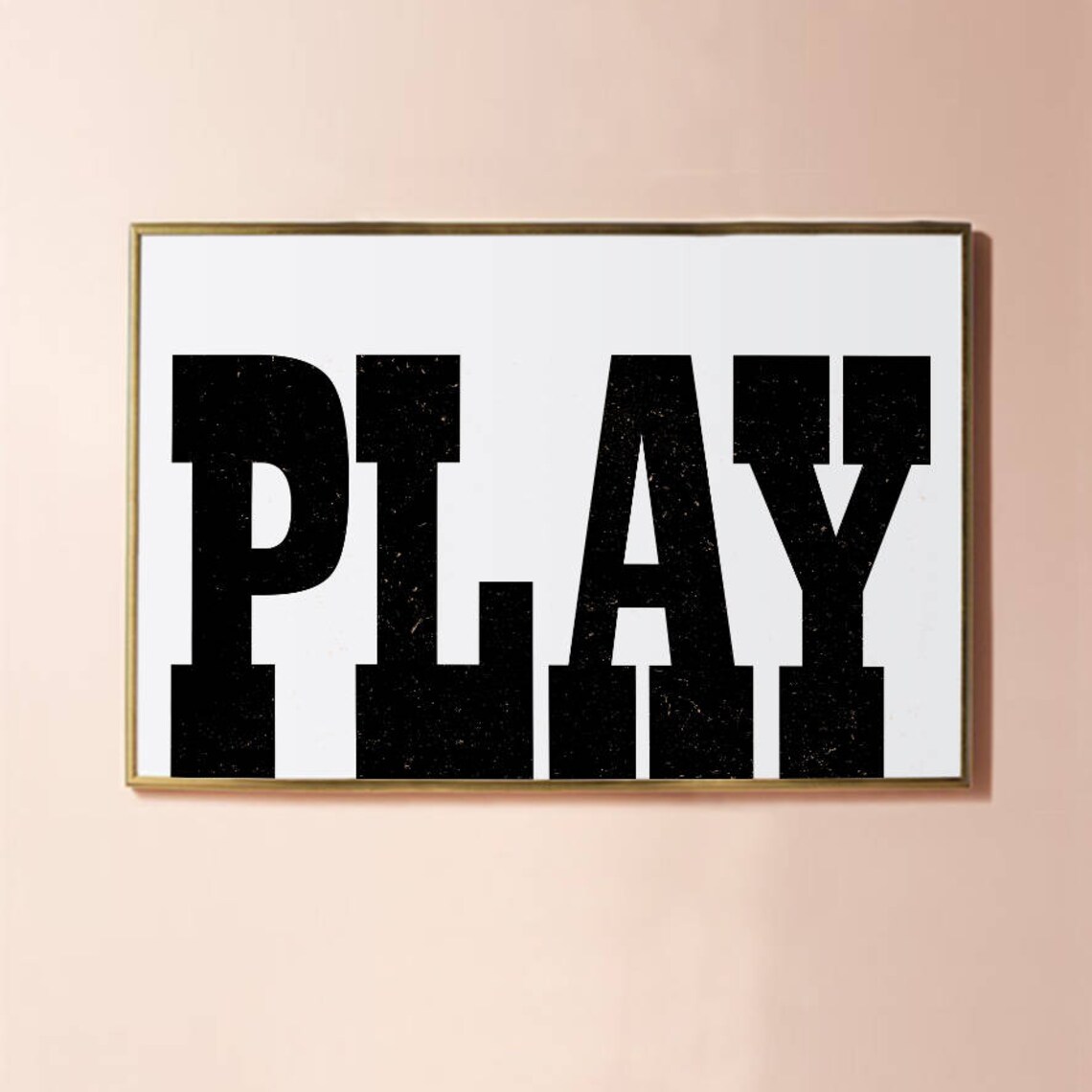 Play Sign, Playroom Kids Room Decor Art Print - Image 2