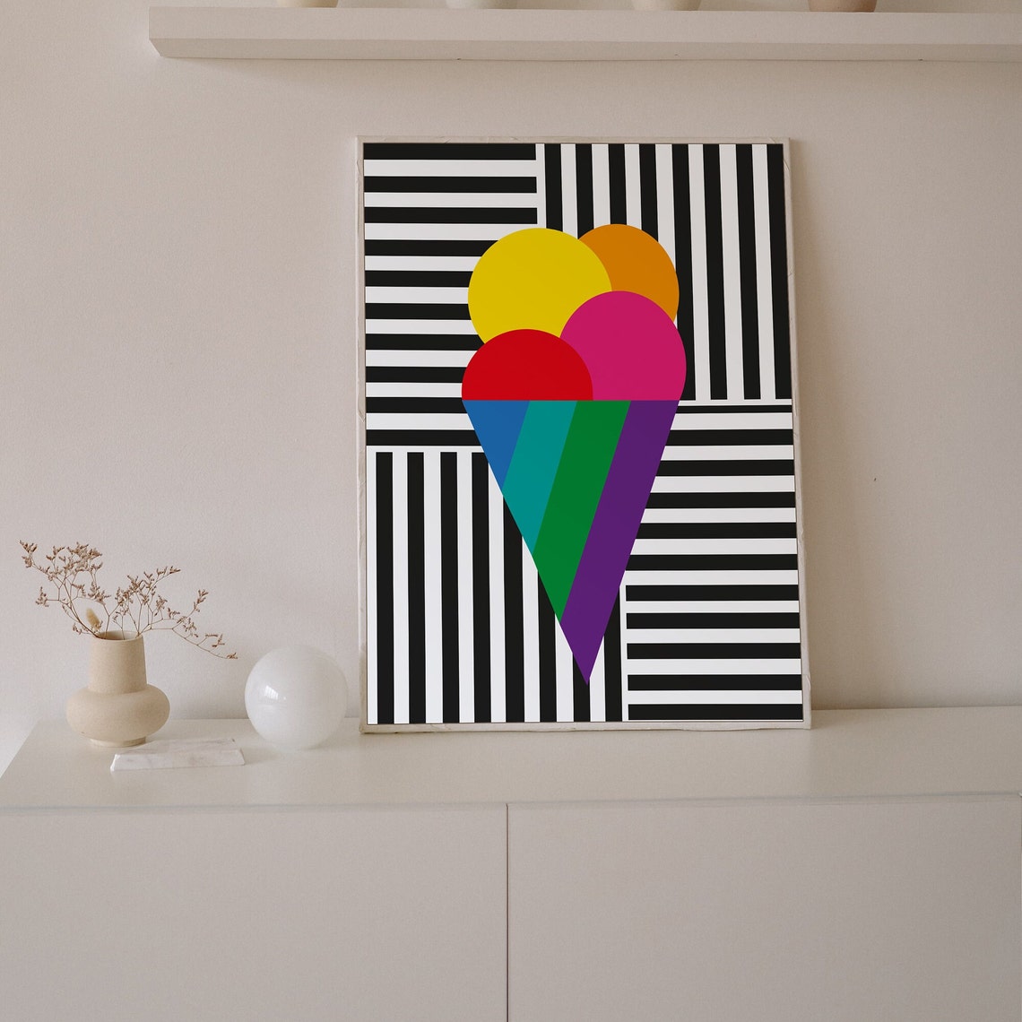Icecream Poster, Kitchen Wall Art Poster - Image 2