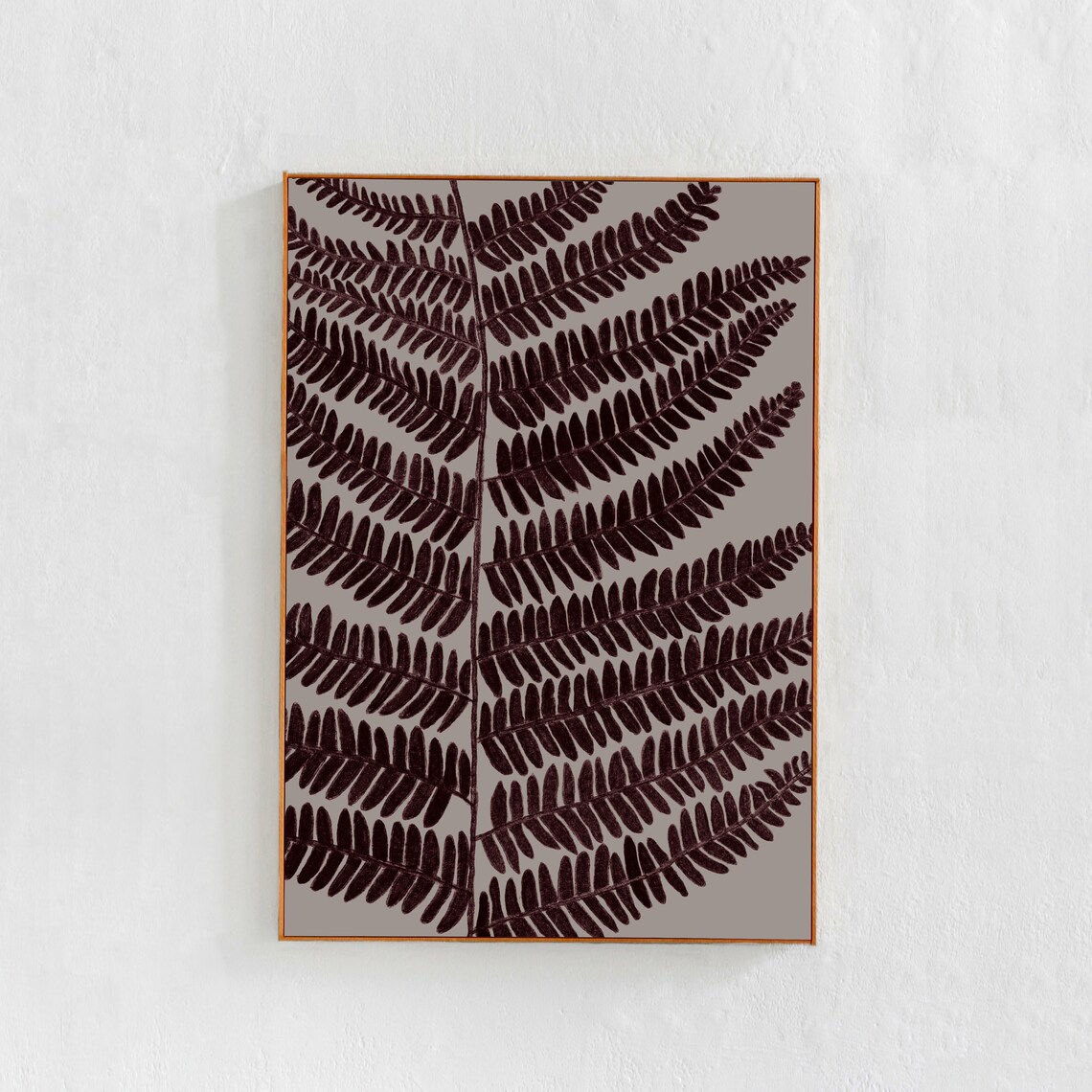 Scandi Poster Art, Abstract Botanical Art Print