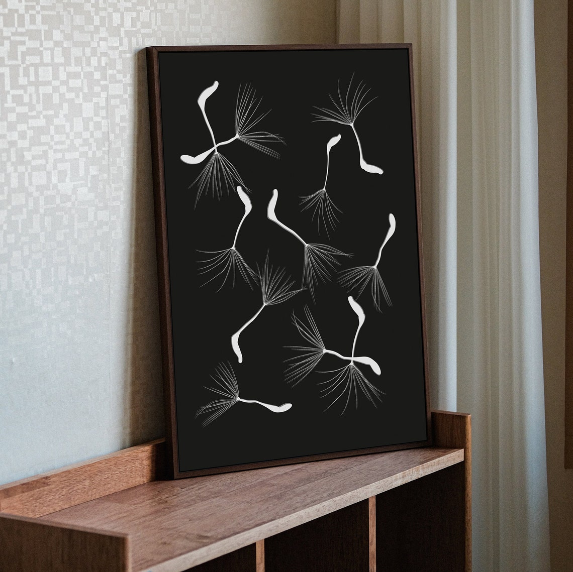 Dandelion Botanical Artwork, Wall Art Print - Image 3