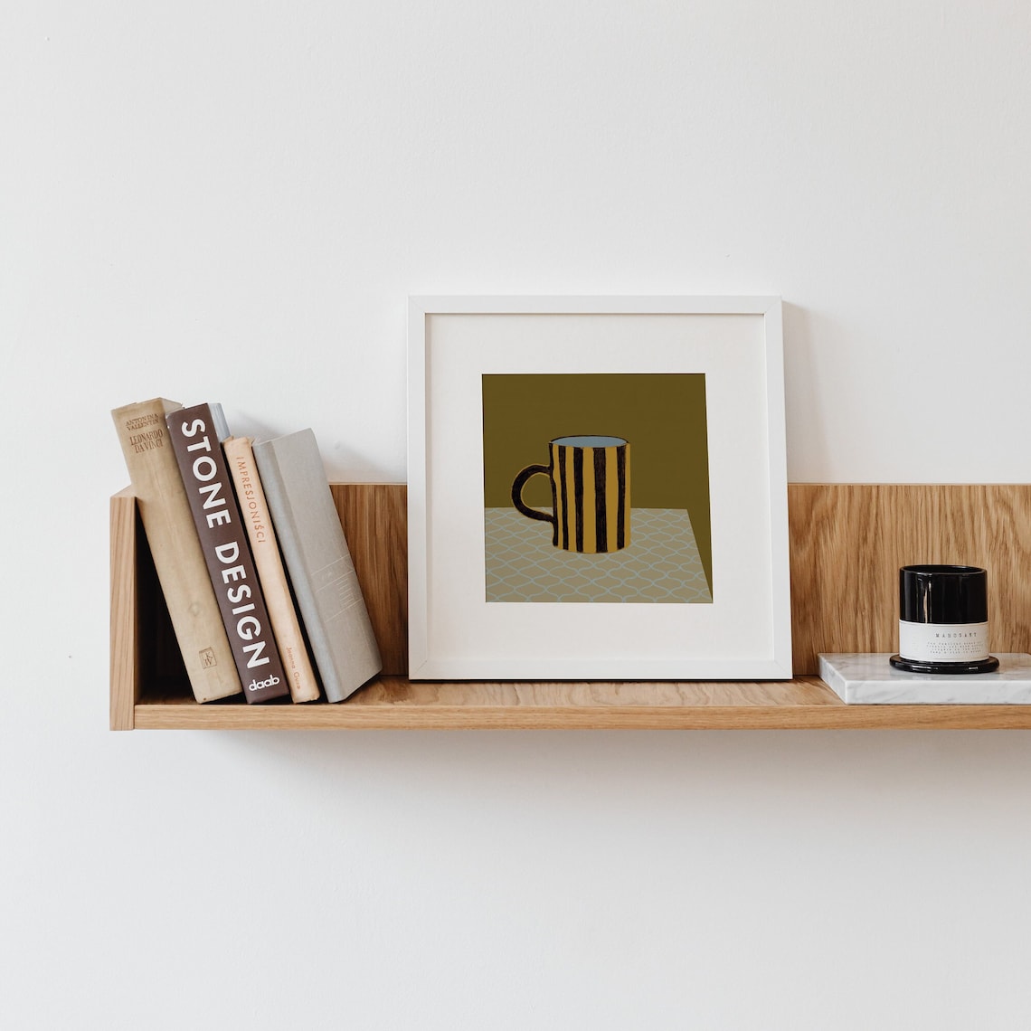 Mug Illustration, Scandi Modern Eclectic Kitchen Art Print - Image 2