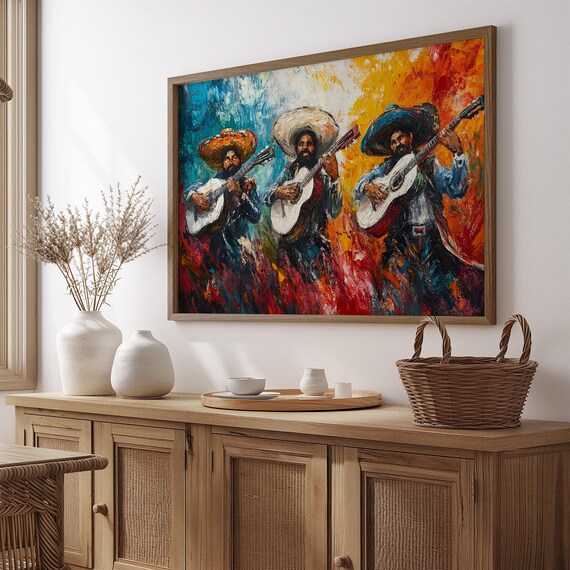 Mexican Wall Art Print, Gift For Her