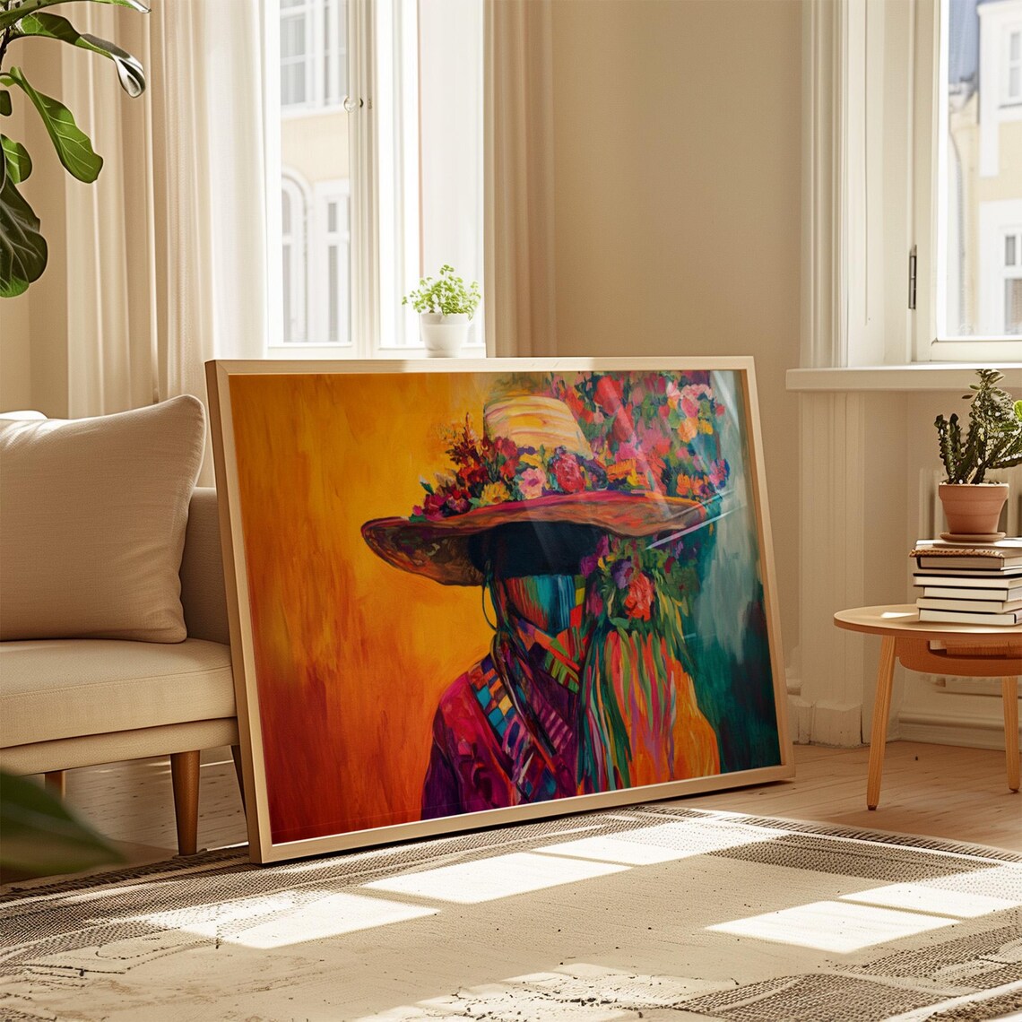 Mexican Art Print, Home Decor Gift for Her - Image 4
