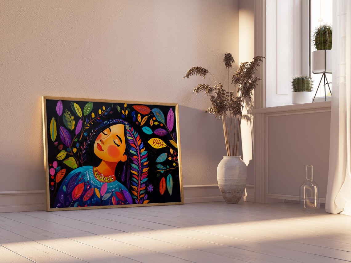 Mexican Art Print, Gift For Her Home Decor - Image 2