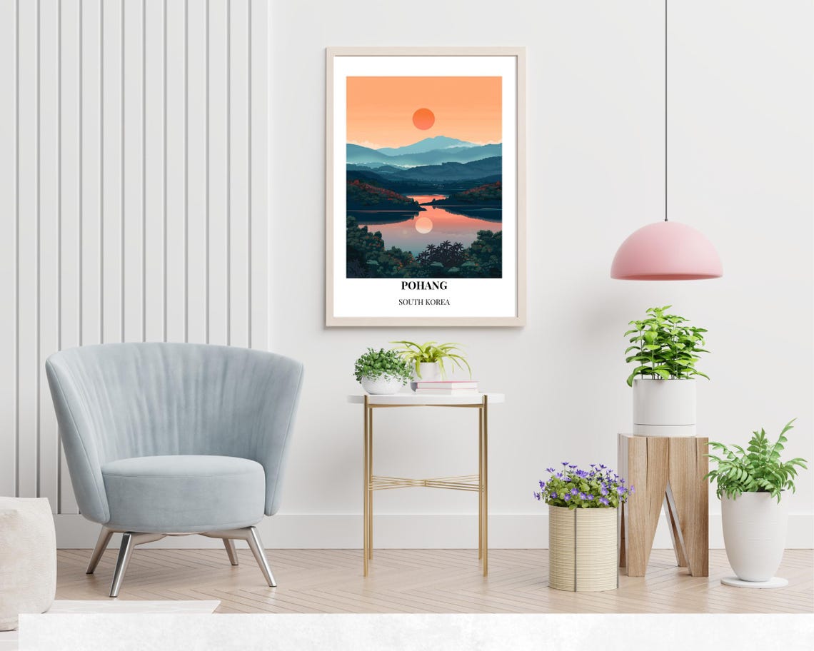 Homigot Sunrise Square Travel Print Wall Art Pohang South Korea City Print Homigot Sunrise Square Travel Gift - Image 2