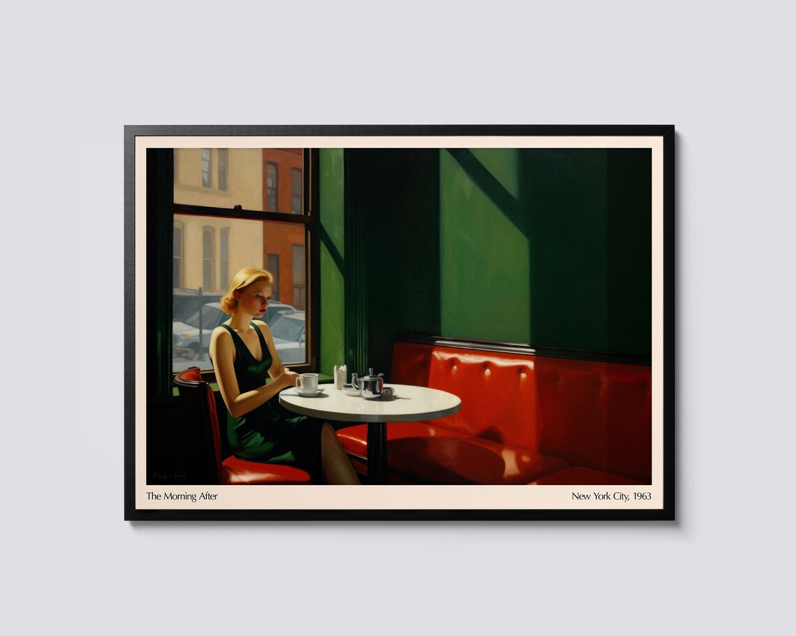 The Morning After By Ned Hare, Vintage New York Art Print