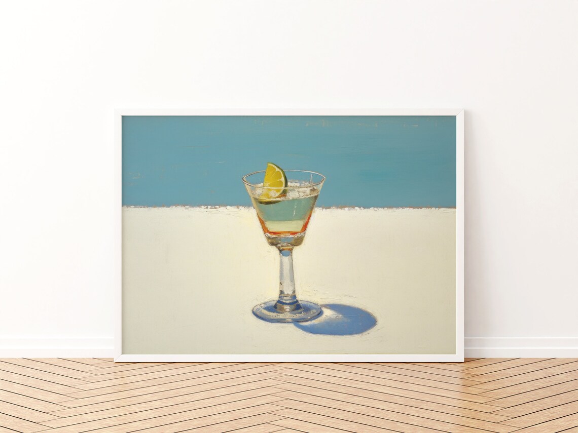 Vintage Tequila Print, Speakeasy Bar Cart Decor - Image 3