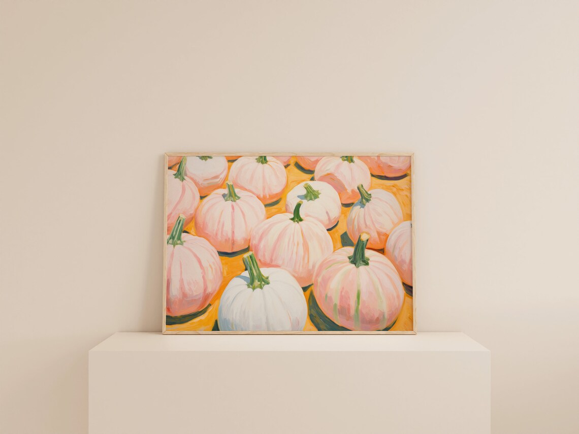 Fun Maximalist Retro Fall Apartment Art Print - Image 2