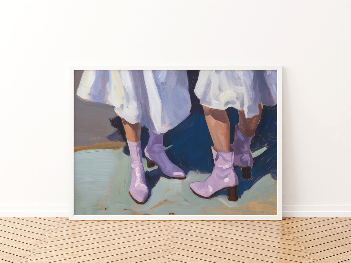 Girly Western Cowgirl Aesthetic Art Print - Image 3