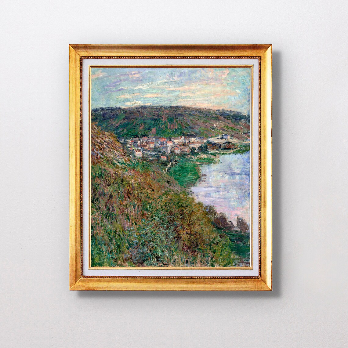 Claude Monet View Of Vtheuil Fine Art Glice 1880 Sku 0080
