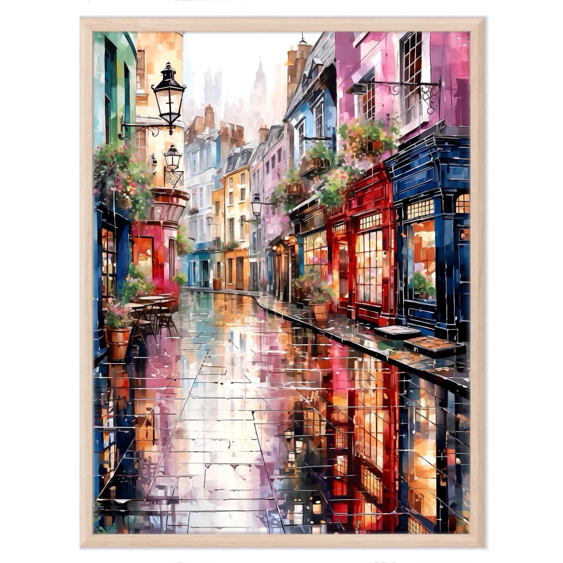 London Bohemian Watercolor Art Print