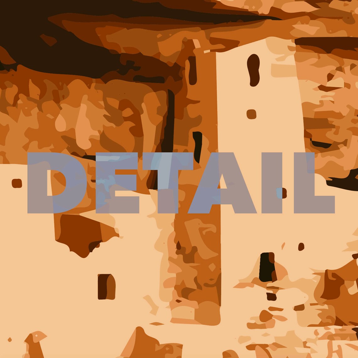 Mesa Verde National Park Vintage Style Travel Poster - Image 3