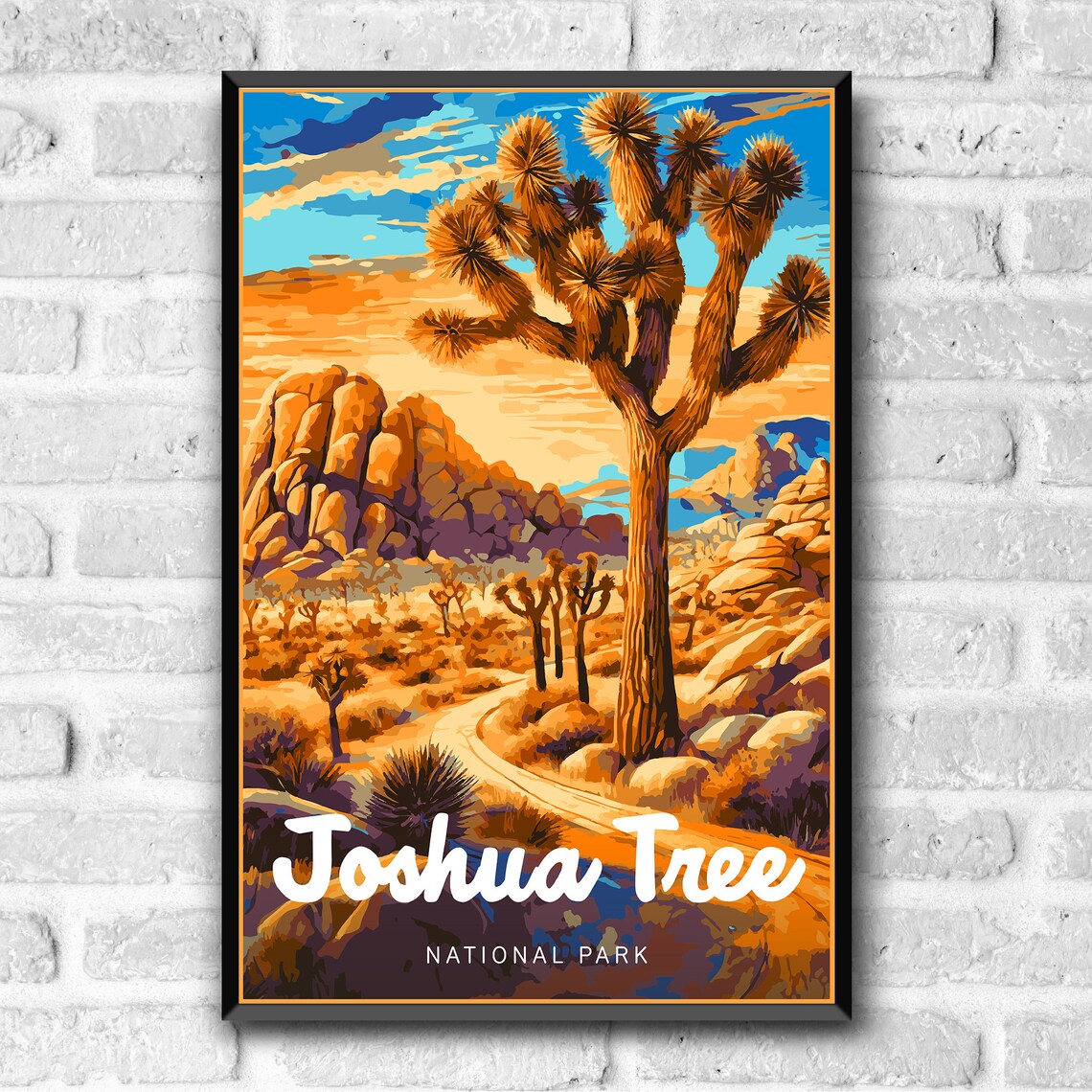 Joshua Tree National Park Postcard Art Print - Image 3