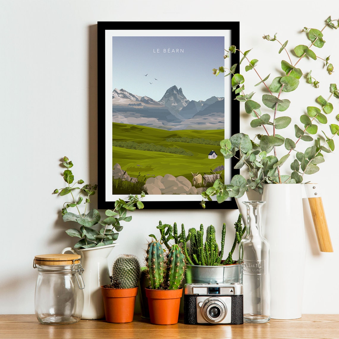 Basque Country Travel Poster Poster The Plains Of Barn Vintage Poster West Coast South West Pic Du Midi Du Dossau - Image 3