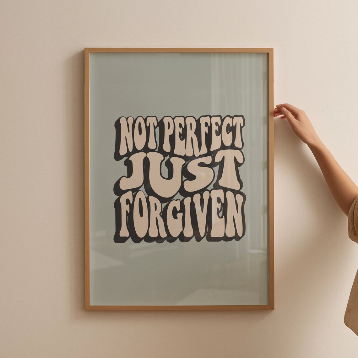 Retro Christian Scripture Art Print, Bible Verse - Image 4